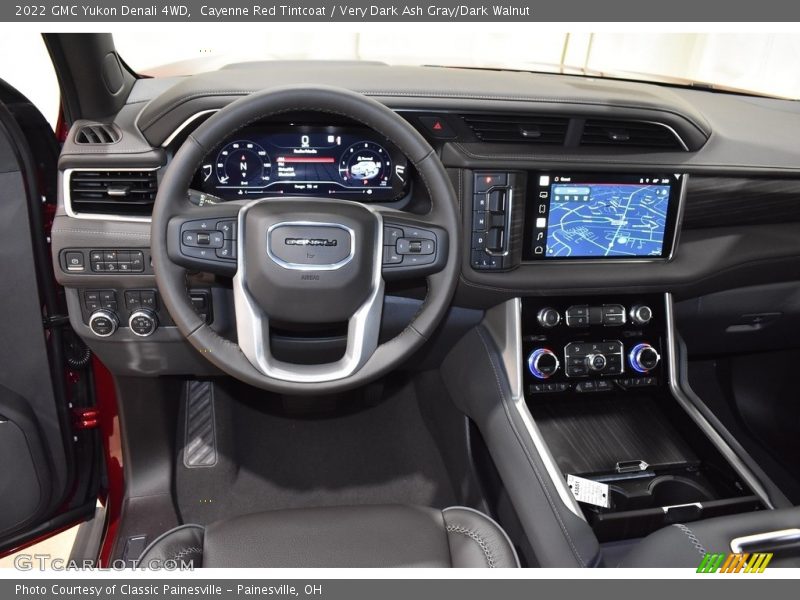Cayenne Red Tintcoat / Very Dark Ash Gray/Dark Walnut 2022 GMC Yukon Denali 4WD