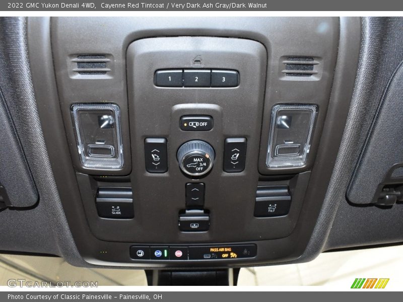 Cayenne Red Tintcoat / Very Dark Ash Gray/Dark Walnut 2022 GMC Yukon Denali 4WD