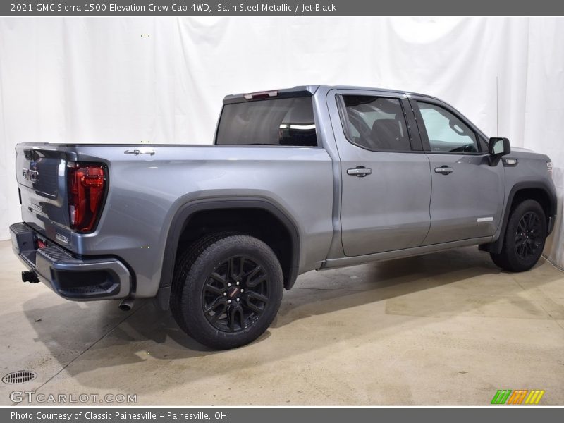 Satin Steel Metallic / Jet Black 2021 GMC Sierra 1500 Elevation Crew Cab 4WD