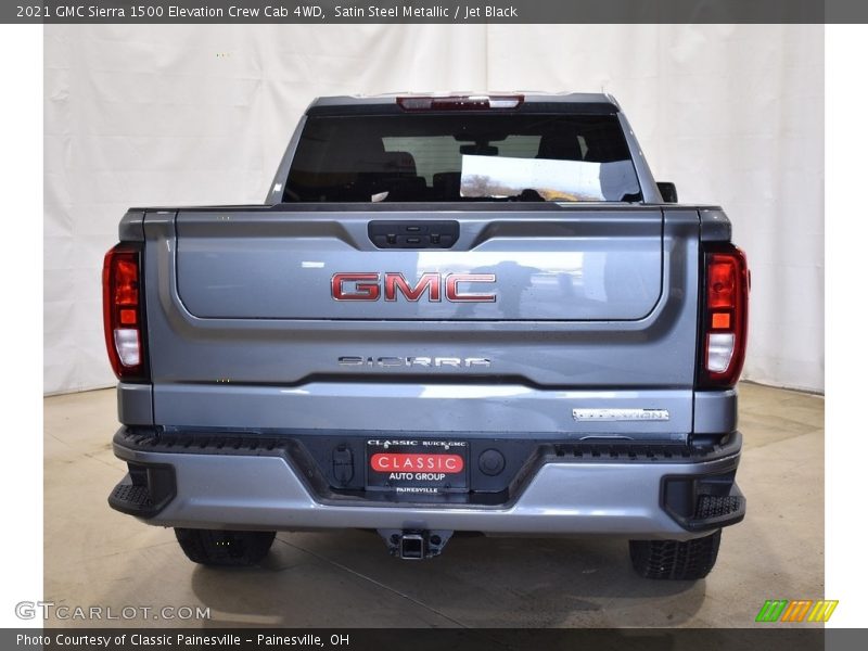 Satin Steel Metallic / Jet Black 2021 GMC Sierra 1500 Elevation Crew Cab 4WD