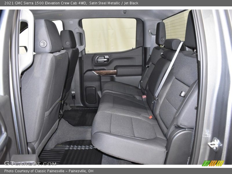 Satin Steel Metallic / Jet Black 2021 GMC Sierra 1500 Elevation Crew Cab 4WD