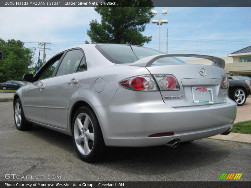 Glacier Silver Metallic / Black 2006 Mazda MAZDA6 s Sedan