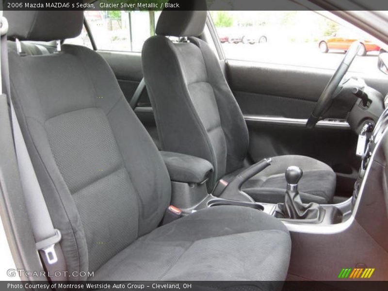 Glacier Silver Metallic / Black 2006 Mazda MAZDA6 s Sedan