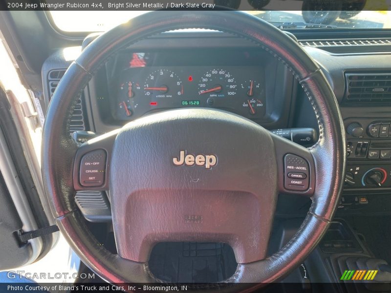 Bright Silver Metallic / Dark Slate Gray 2004 Jeep Wrangler Rubicon 4x4