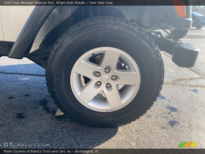 Bright Silver Metallic / Dark Slate Gray 2004 Jeep Wrangler Rubicon 4x4