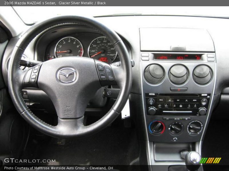 Glacier Silver Metallic / Black 2006 Mazda MAZDA6 s Sedan