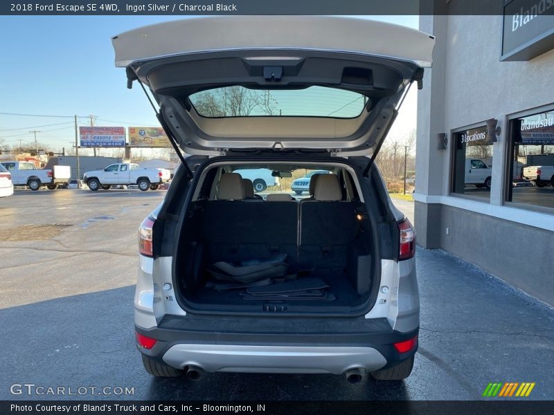 Ingot Silver / Charcoal Black 2018 Ford Escape SE 4WD