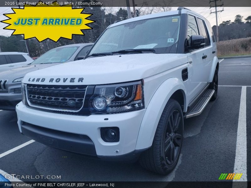 Fuji White / Ebony/Ebony 2016 Land Rover LR4 HSE