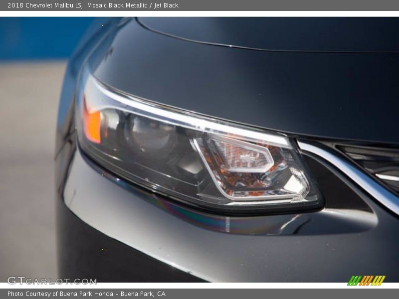 Mosaic Black Metallic / Jet Black 2018 Chevrolet Malibu LS