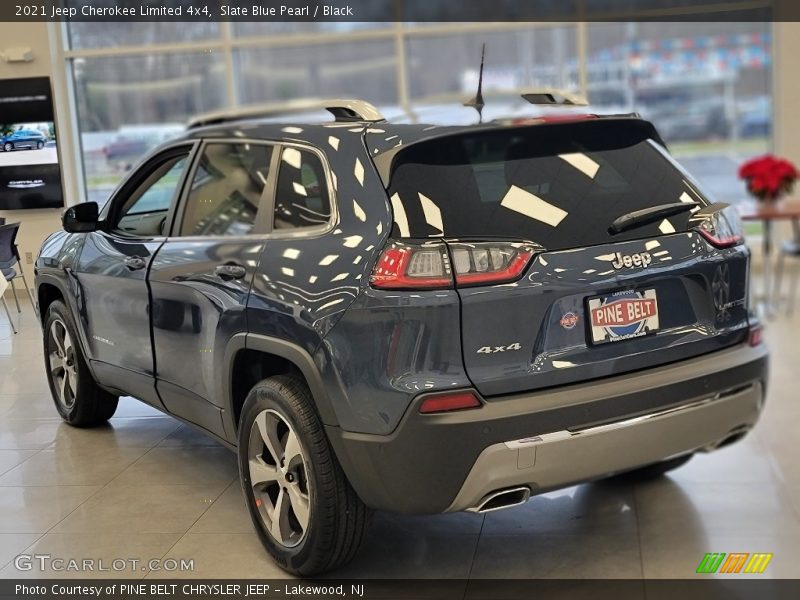 Slate Blue Pearl / Black 2021 Jeep Cherokee Limited 4x4