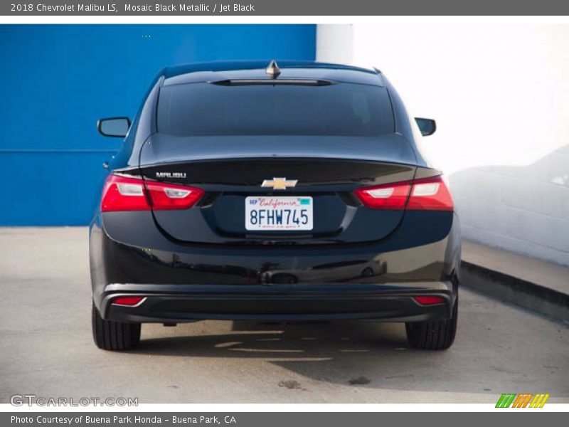 Mosaic Black Metallic / Jet Black 2018 Chevrolet Malibu LS