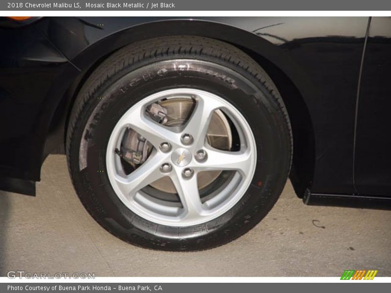 Mosaic Black Metallic / Jet Black 2018 Chevrolet Malibu LS