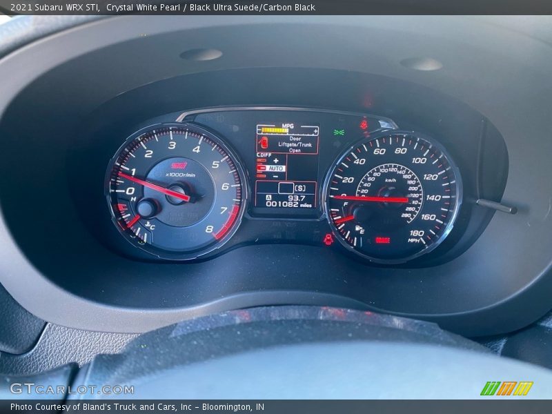  2021 WRX STI STI Gauges