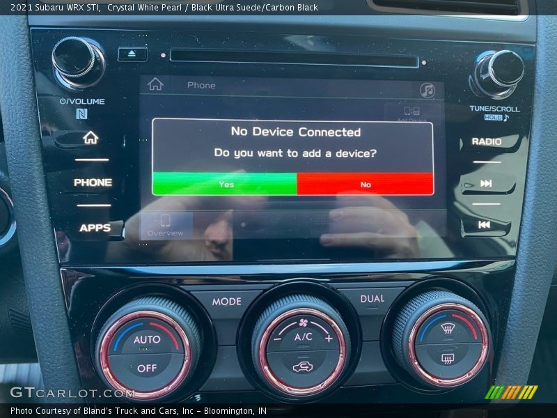 Controls of 2021 WRX STI