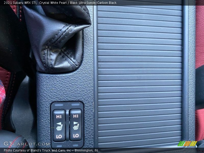 Crystal White Pearl / Black Ultra Suede/Carbon Black 2021 Subaru WRX STI