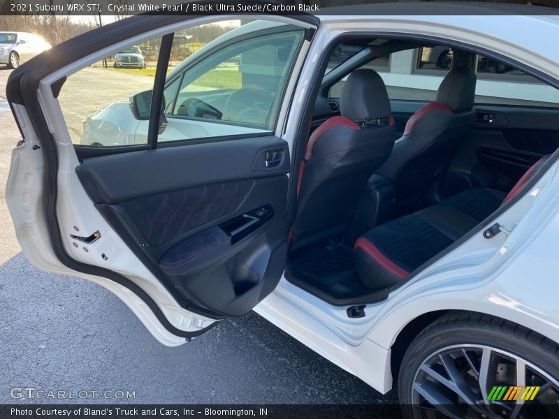 Crystal White Pearl / Black Ultra Suede/Carbon Black 2021 Subaru WRX STI