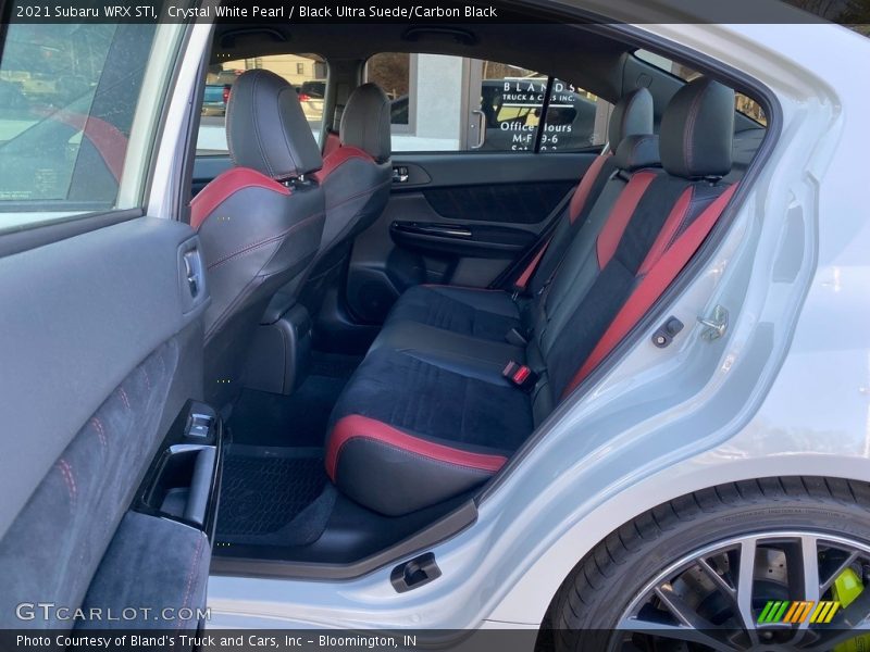 Rear Seat of 2021 WRX STI