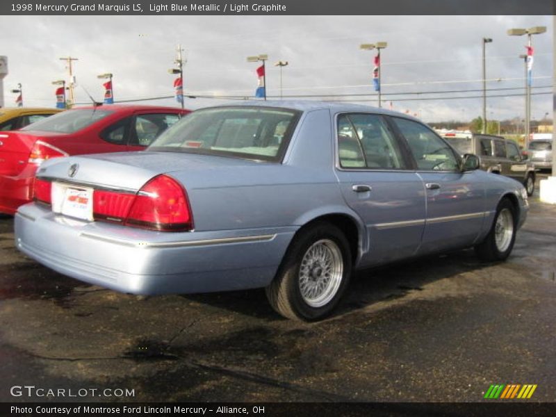 Light Blue Metallic / Light Graphite 1998 Mercury Grand Marquis LS