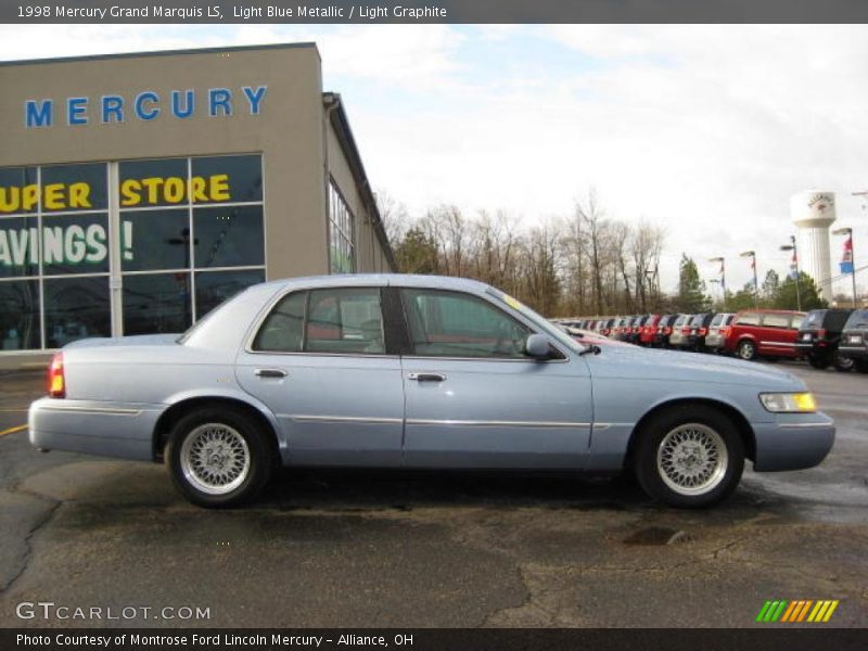 Light Blue Metallic / Light Graphite 1998 Mercury Grand Marquis LS