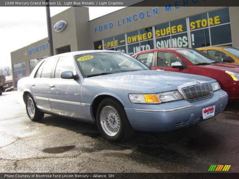 Light Blue Metallic / Light Graphite 1998 Mercury Grand Marquis LS