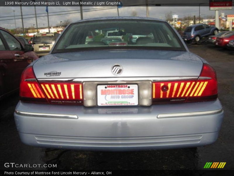 Light Blue Metallic / Light Graphite 1998 Mercury Grand Marquis LS