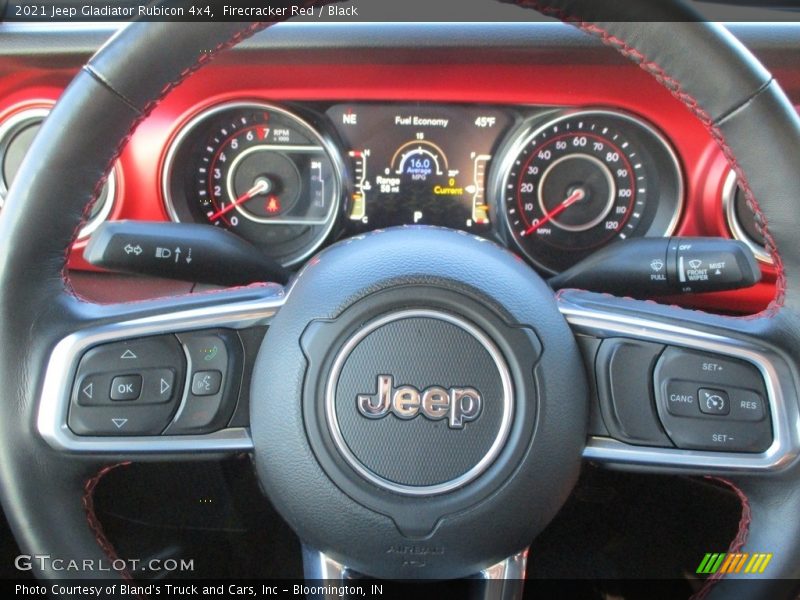 Firecracker Red / Black 2021 Jeep Gladiator Rubicon 4x4