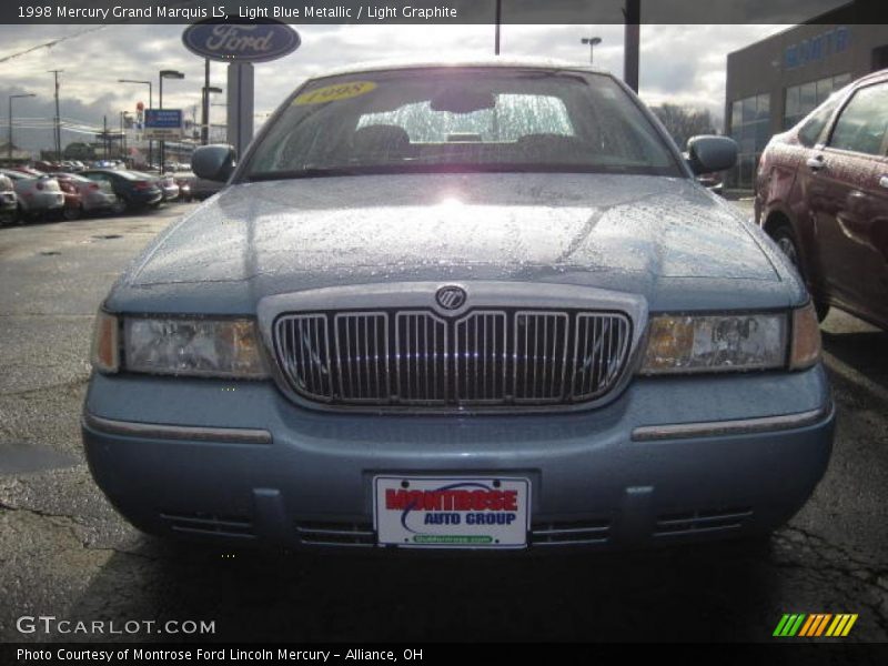 Light Blue Metallic / Light Graphite 1998 Mercury Grand Marquis LS