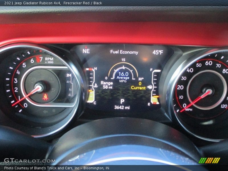 Firecracker Red / Black 2021 Jeep Gladiator Rubicon 4x4