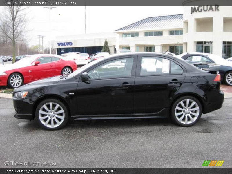 Black / Black 2008 Mitsubishi Lancer GTS