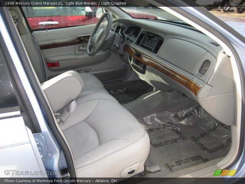 Light Blue Metallic / Light Graphite 1998 Mercury Grand Marquis LS