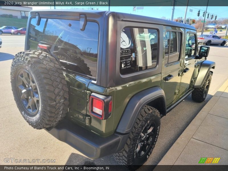 Sarge Green / Black 2020 Jeep Wrangler Unlimited Willys 4x4