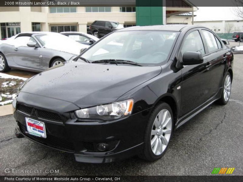 Black / Black 2008 Mitsubishi Lancer GTS
