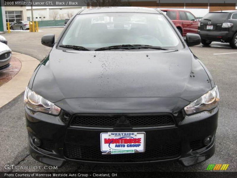Black / Black 2008 Mitsubishi Lancer GTS