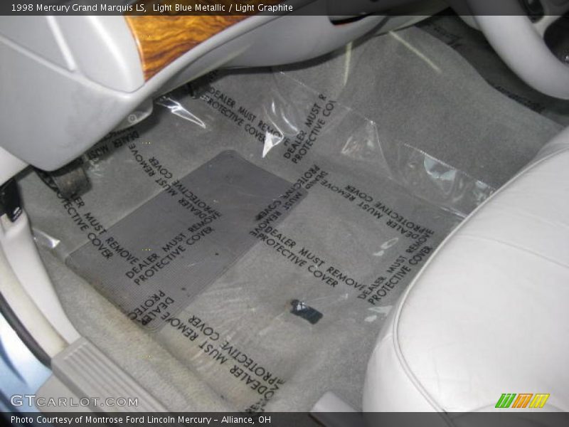 Light Blue Metallic / Light Graphite 1998 Mercury Grand Marquis LS