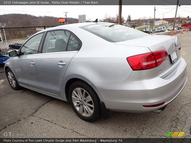 Reflex Silver Metallic / Titan Black 2015 Volkswagen Jetta SE Sedan