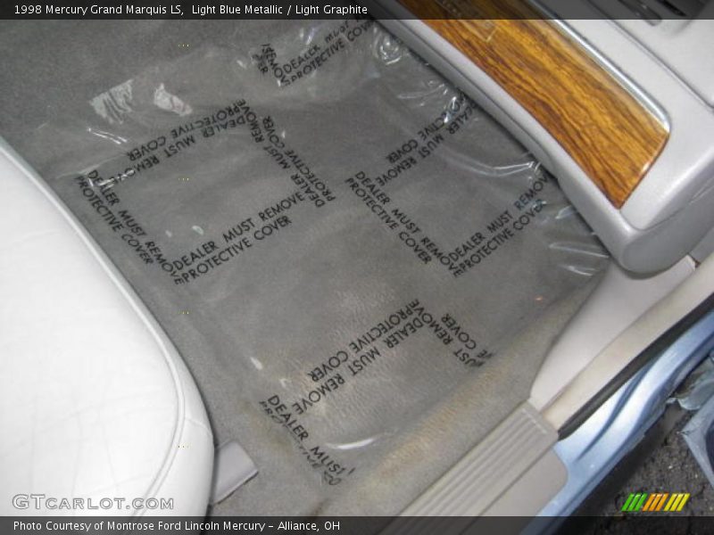 Light Blue Metallic / Light Graphite 1998 Mercury Grand Marquis LS