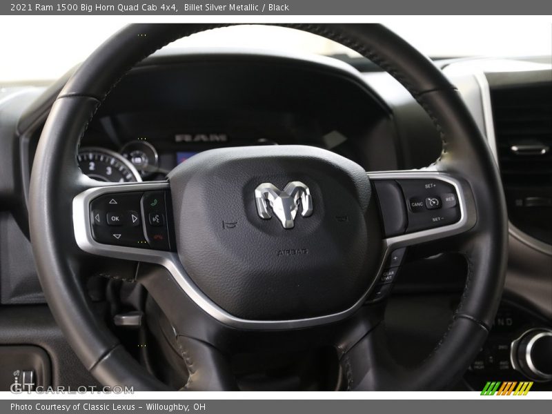 Billet Silver Metallic / Black 2021 Ram 1500 Big Horn Quad Cab 4x4