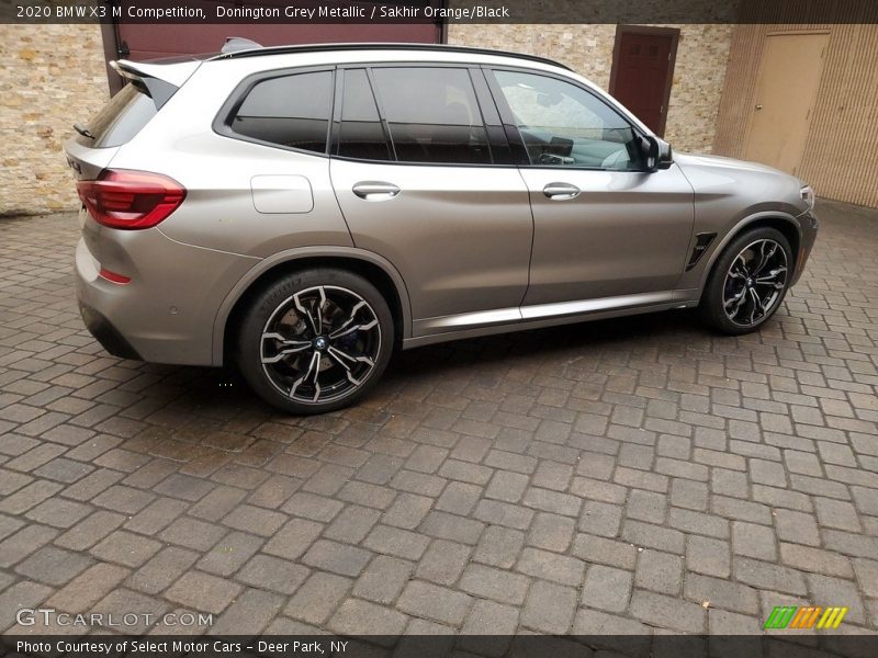 Donington Grey Metallic / Sakhir Orange/Black 2020 BMW X3 M Competition