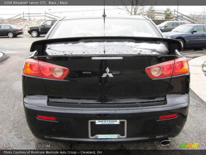 Black / Black 2008 Mitsubishi Lancer GTS