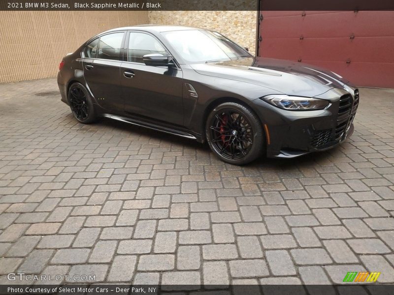 Black Sapphire Metallic / Black 2021 BMW M3 Sedan