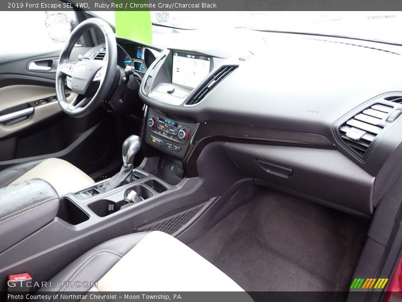 Ruby Red / Chromite Gray/Charcoal Black 2019 Ford Escape SEL 4WD