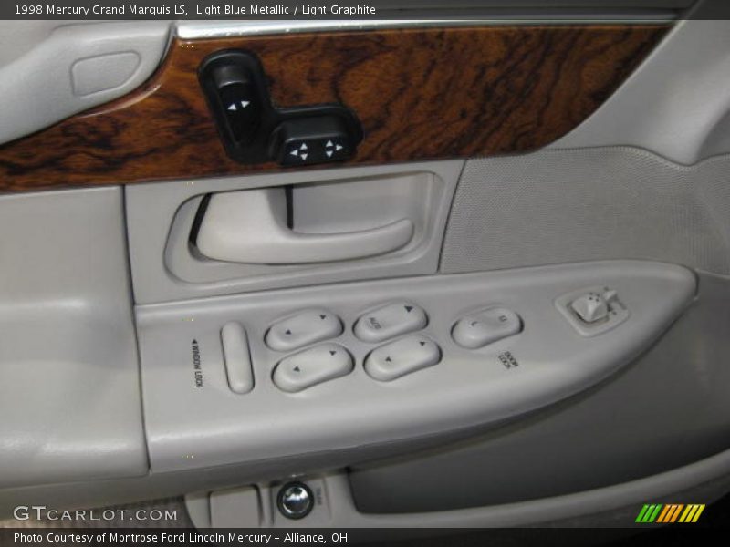 Light Blue Metallic / Light Graphite 1998 Mercury Grand Marquis LS