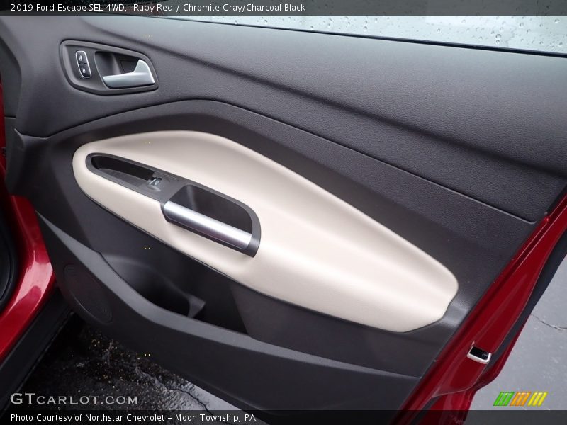 Ruby Red / Chromite Gray/Charcoal Black 2019 Ford Escape SEL 4WD