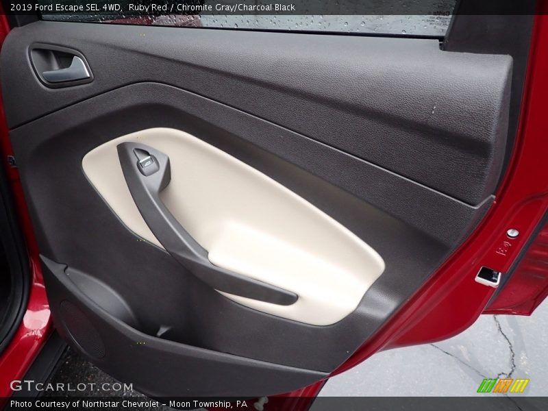 Ruby Red / Chromite Gray/Charcoal Black 2019 Ford Escape SEL 4WD