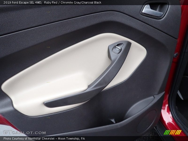 Ruby Red / Chromite Gray/Charcoal Black 2019 Ford Escape SEL 4WD