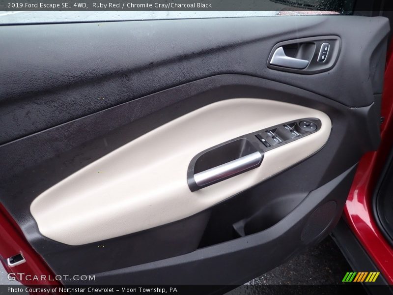 Ruby Red / Chromite Gray/Charcoal Black 2019 Ford Escape SEL 4WD
