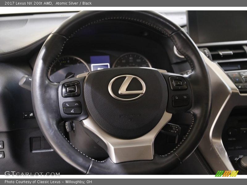 Atomic Silver / Black 2017 Lexus NX 200t AWD