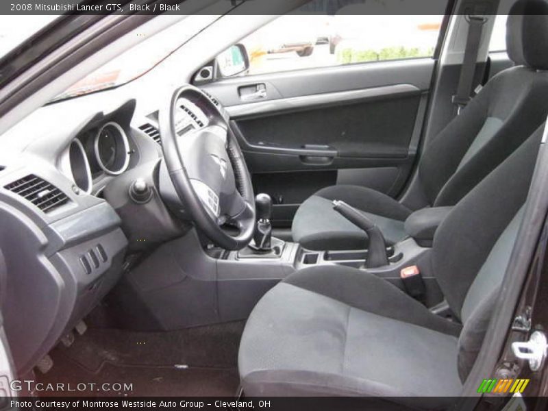 Black / Black 2008 Mitsubishi Lancer GTS