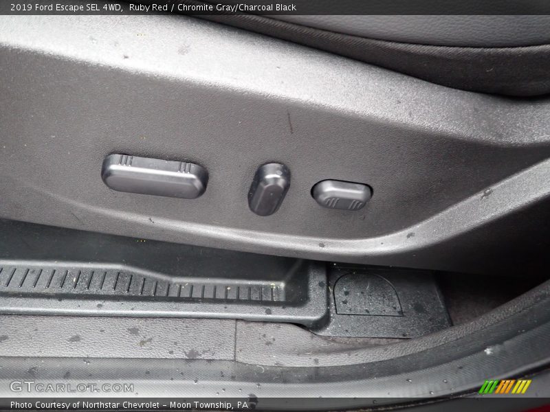 Ruby Red / Chromite Gray/Charcoal Black 2019 Ford Escape SEL 4WD