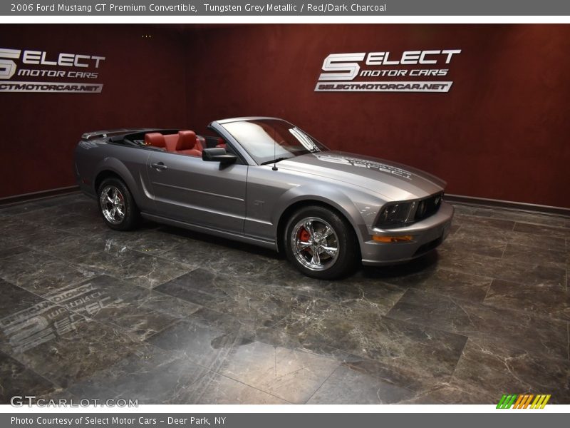 Tungsten Grey Metallic / Red/Dark Charcoal 2006 Ford Mustang GT Premium Convertible